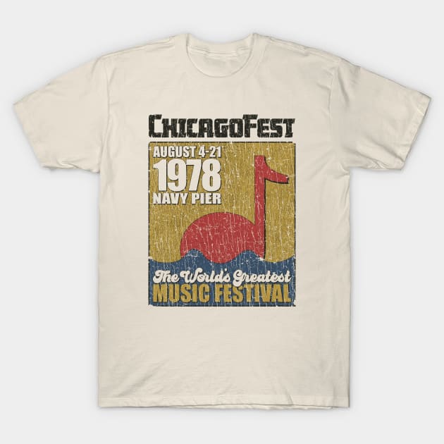 ChicagoFest on The Pier 1978 T-Shirt by JCD666